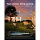 thumbnail image 5 of Luces solares decorativas para exterior Govee de 10 m RGBICW con Bluetooth, 5 of 9