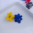 thumbnail image 6 of Child headwear hair accessories5PCS Baby Girls Small Hair Claw Cute Candy Color Flower Hair Jaw Clip Children Mini Hairpin, 6 of 8