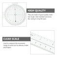 thumbnail image 2 of 1pc Angle Ruler Goniometer Ruler Plastic Goniometer Protractor for Measurement, 2 of 8