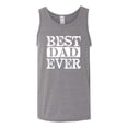 thumbnail image 2 of Wild Bobby, Best Dad Ever Daddy Husband, Father's Day, Men Graphic Tank Top, Heather Grey, Medium, 2 of 4