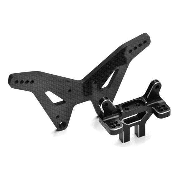 Exotek Racing EXO2056 4 mm CF Carbon Rear Tower Set for 22S Drag