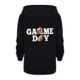 thumbnail image 6 of WOYY Toddler Girls Zip Up Hoodie Football Game Day Hooded Sweatshirt Casual Active Jacket, 6 of 6