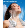 thumbnail image 3 of Ventilador de cuello AUIIAH, pulsera portátil recargable con USB-C de 5 velocidades, 3 of 8