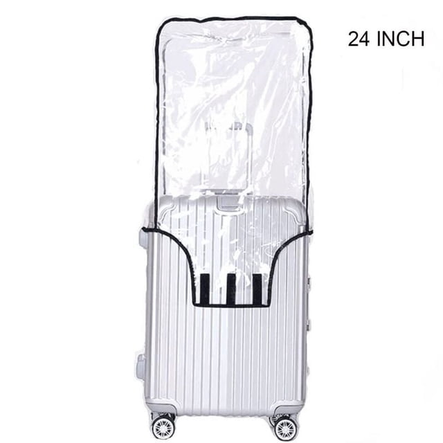 Housse de Valise Transparente en PVC pour Bagage Cabine 24 Pouces
