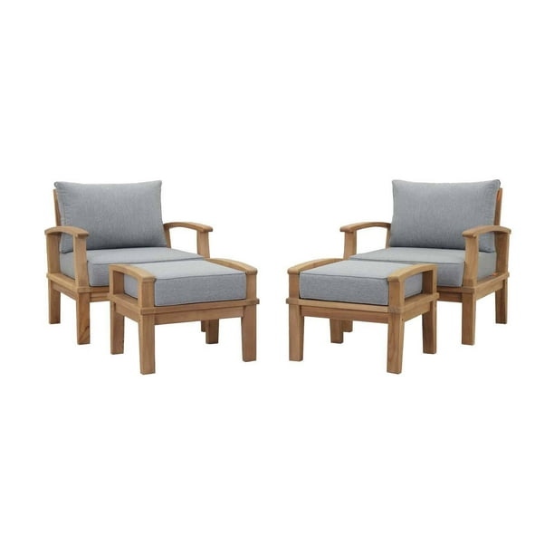 Modway Marina 4 Piece Outdoor Patio Teak Sofa Set In Natural White Com - Marina 4 Piece Outdoor Patio Teak Sofa Set Modway Marina 4 Piece Outdoor Patio Teak Sofa Set In Natural White Com - Marina 4 Piece Outdoor Patio Teak Sofa Set