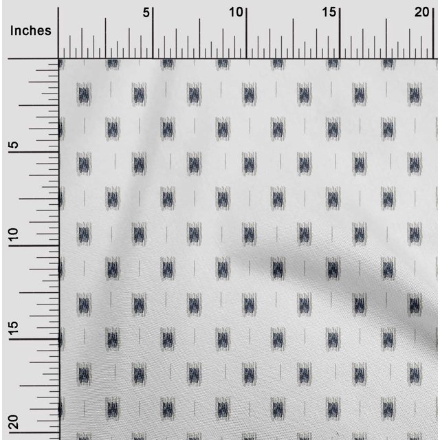 oneOone Polyester Lycra Fabric Brush Stroke Ikat Print Fabric By The Yard 56 Inch Wide