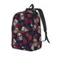 thumbnail image 1 of Fotbe Roses Skulls Mochila de Lona con Estampado, Mochila Duradera, Mochila Versátil de Alta Calidad, Mochila Compacta Vintage-Medium, 1 of 5