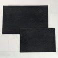 thumbnail image 2 of Superior Brou Geometric Diamond Washable Bath Rug, Set of 2, Medium, Black, 2 of 10