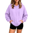 thumbnail image 2 of Zip Up Hoodies for Women Fall Winter Casual Sweatshirts Zipper Lightweight Cute Jackets with Pockets, 2 of 7