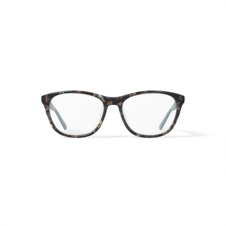 Christian Siriano Women's Marisa Round Prescription Eyeglasses with Case, Black Tortoise