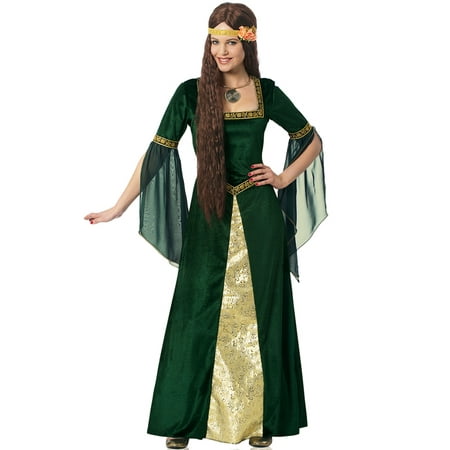 Emerald Renaissance Lady Adult Costume