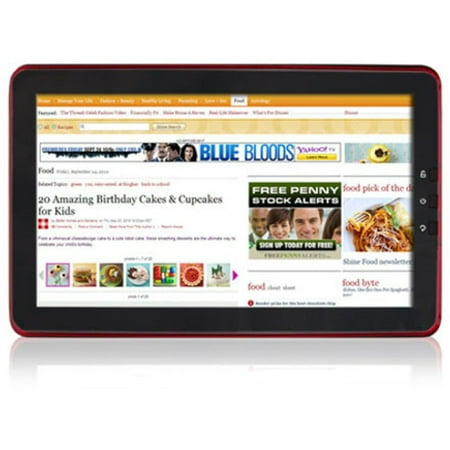 Sungale Cyberus ID1010WTA Tablet, 10.1" WSVGA, 256 MB, 2 GB Storage, Android 2.2 Froyo, Refurbished