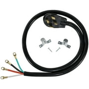 Certified Appliance Accessories 90-2060 4-Wire Closed-Eyelet 40-Amp Range Cord, 4ft