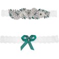 thumbnail image 1 of 2Pcs Lace Bridal Garter Rhinestone Wedding Bridal Garter Set Rhinestone Garter, 1 of 5