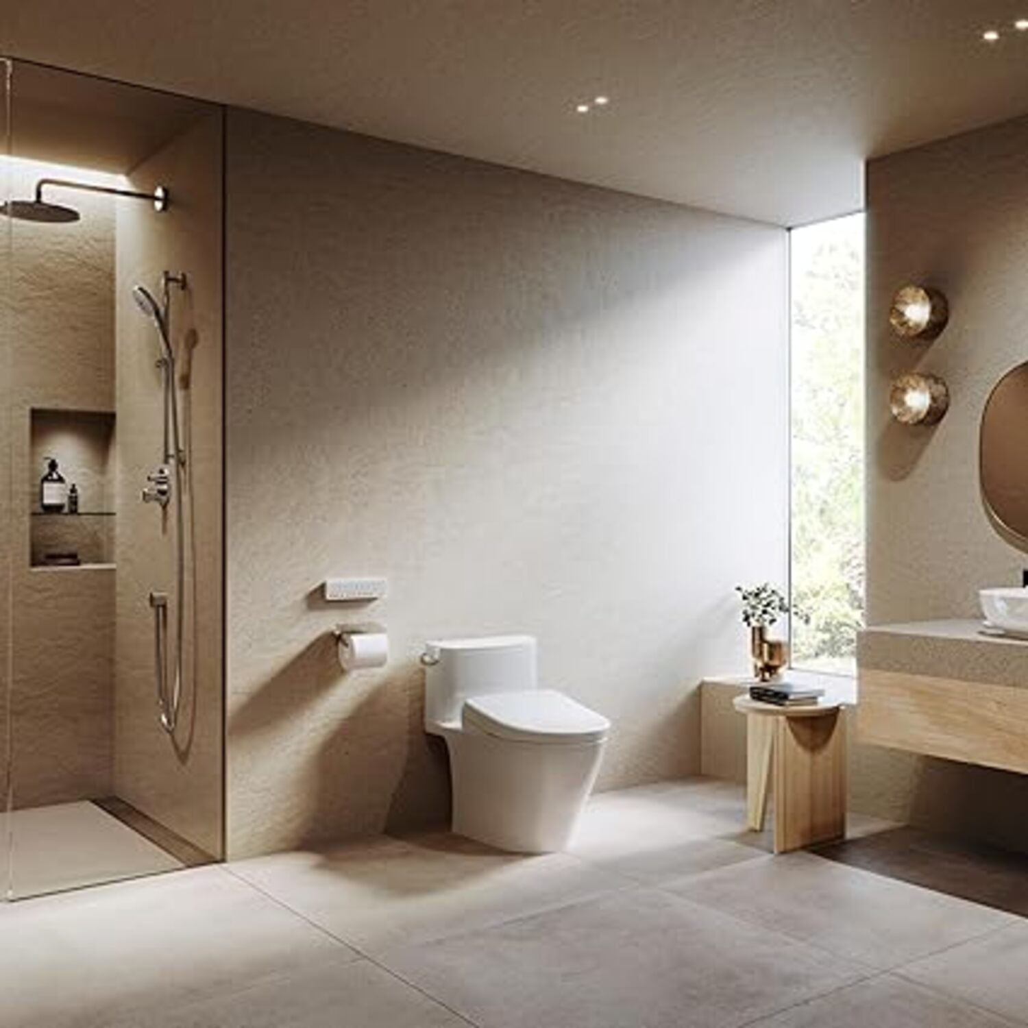 TOTO SW4736AT40#01 WASHLET+ Electronic Bidet Smart Toilet Seat