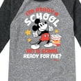 thumbnail image 3 of Disney - I'm Ready For School - Toddler & Youth Raglan Graphic T-Shirt, 3 of 4
