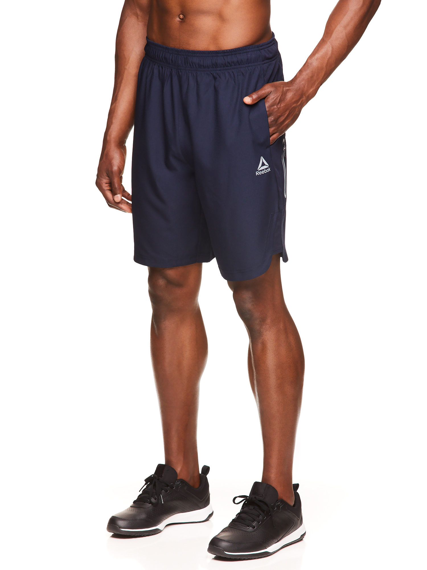 Reebok Men's and Big Men's Active Textured Woven Shorts, 9" Inseam, up to Size 3XL - image 3 of 4