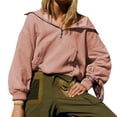 thumbnail image 3 of Sudaderas con Capucha para Mujer, Conjuntos de Moda de Otoño, Sudaderas Deportivas, Chaquetas con Cremallera de Invierno Estilo Y2K, Tops Oversize y Ropa Rosa L, 3 of 8
