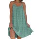 thumbnail image 1 of Vestido camisola con estampado floral Vestido sin mangas de verano Vestido con tirantes que combina con todo con cuello en U, 1 of 4