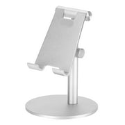 Adjustable Cell Phone Stand, iMounTEK No-Slip Aluminum Alloy Thick Case Desktop Phone Dock Holder Compatible with iPhone 11/11 Pro/XS Max/XR/iPad/Samsung(Silver)