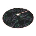 thumbnail image 2 of Bingfone Christmas Tree Skirt Mat Christmas Decoration Interior 30" -Lavender Flowers, 2 of 6