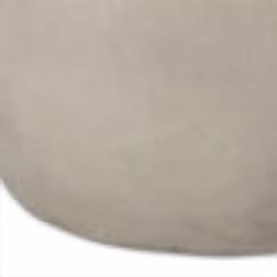 Outdoor Lightweight Concrete Side Table, Light Gray
