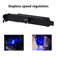 thumbnail image 2 of 2X Pc 8 Channels Fan Hub Cooling Fan Speed Controller for CPU Case HDD VGA PWM Fan PCI Bracket Power By 12V Fan (4Pin), 2 of 4