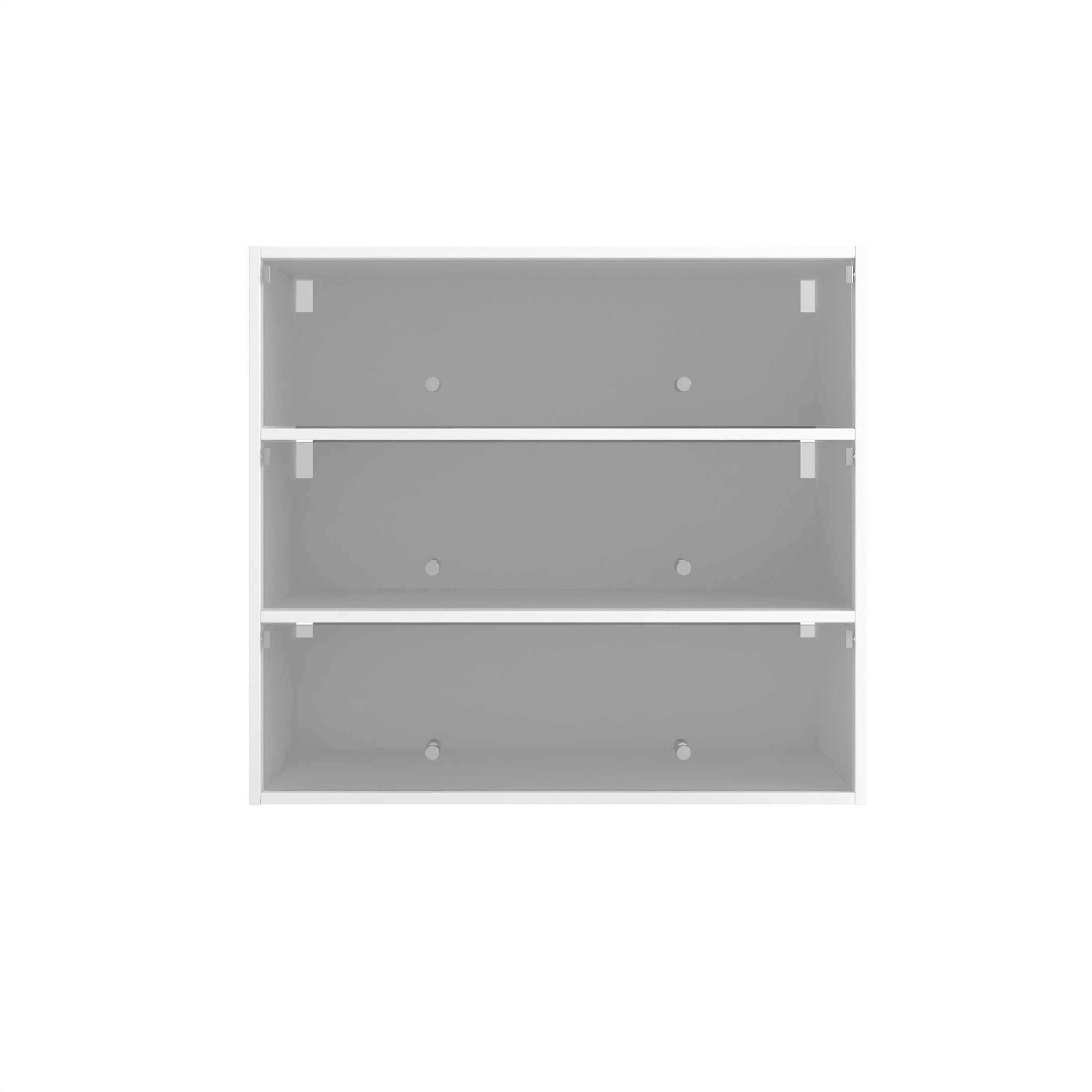 Noble House Kael 31.3" Glass-Door Shoe Storage Cabinet, RGB LED Display, Sliding Doors, Stackable Design, White