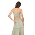 thumbnail image 2 of Forever 21 Women’s Smocked Maxi Dress with Adjustable Spaghetti Straps, Tiered Skirt and Flowing Silhouette for Casual or Dressy Occasions, XS-XL, 2 of 6