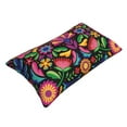 thumbnail image 3 of Disketp Pillow Covers Colorful Floral Embroidery Mexican Pattern Throw Pillow Case Cushion Covers,Cushion For Bedroom,Couch,Home-16"X24", 3 of 8