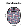thumbnail image 3 of Naloa happy Skull rose Silicone Pot Holders, Oven Mitts Heat Resistant Hot Pads, Non Slip Pot Holder for Kitchen Baking and Cooking 9.4 x 7.5 Inches, 3 of 7