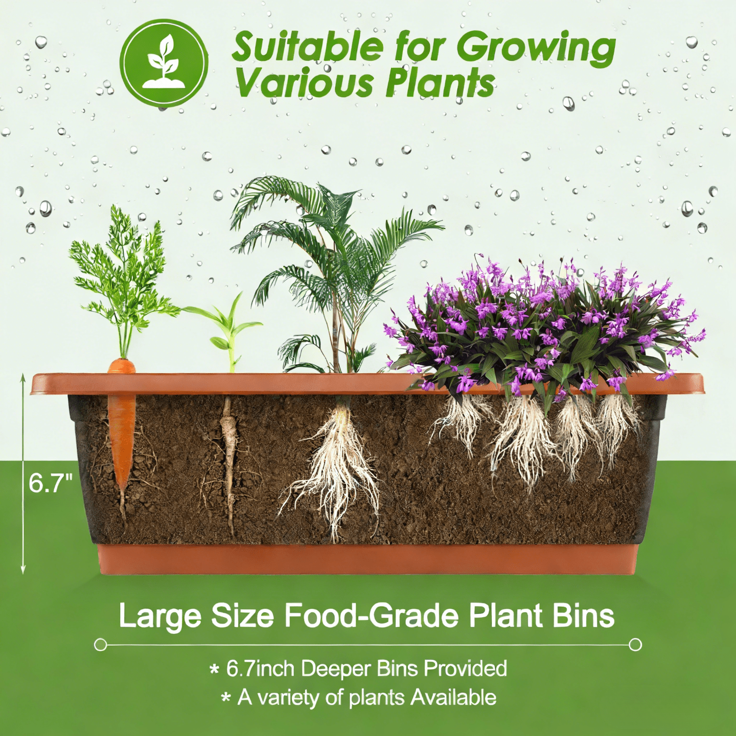 Funcid 4 ft Vertical Garden 5-Tier Raised Garden Bed for Patio Balcony Flower Herb Freestanding Garden Planter Box Brown, 26"×22.75×45"