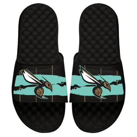

Youth ISlide Black Charlotte Hornets 2020/21 City Edition Paint Stripe Slide Sandals