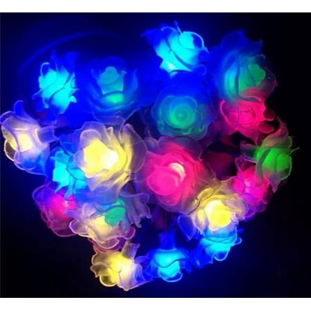 Chirstmas Solar Led Lights 6m 30 Rose Fairy String Chirstmas Solar Led Lights 6m 30 Rose Fairy String For Outdoor Indoor Home Garden Christmas Tree Decor Colorful