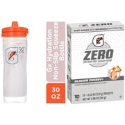Gatorade Gx Hydration Bundle – White Bottle + G Zero Powder Glacier Cherry (10 Count)