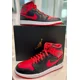 thumbnail image 2 of Size 10 - A i r-Jor-dan 1 Mid Black/White/Fire Red, 2 of 5