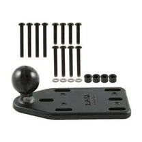 Motorcycle Brake/Clutch Reservoir Cover Base with 1" Ball Offset