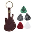 thumbnail image 2 of Bolsa Para Púas De Guitarra, Bolsa Para Púas De Guitarra Portátil De Cuero Y Latón Con Llavero Para Colgar, Bolsa Para Púas De Guitarra, Ideal Para Guardar Púas De Guitarra, 2 of 7
