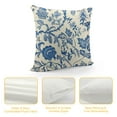 thumbnail image 4 of Nawypu  Chinoiserie Bird Floral Pillow Covers Blue White Flowers Birds Throw Pillow Case Rustic Decoration Cushion Case for Outdoor Activity Sofa Home Couch Office Room Car,, 4 of 5