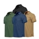thumbnail image 3 of Otoño Polo De Los Hombres De Ocio Al Aire Libre De Manga Corta T-Shirt Militar Táctico Ejército De Combate De Pie Cuello Camiseta De Secado Rápido Tops De Entrenamientopangjing, 3 of 4