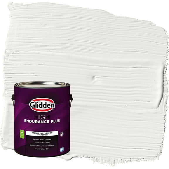 Glidden HEP Silver Feather / Beige Eggshell Interior Paint with Primer, 1 Gallon