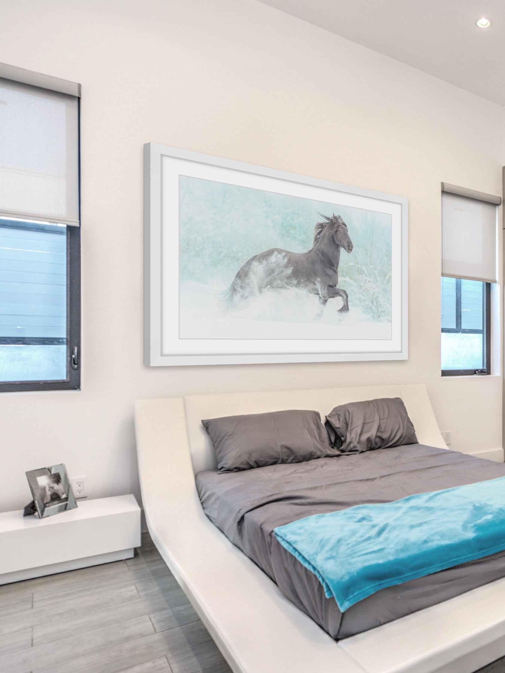 "Frolicking Equus" Framed Painting Print