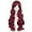 Blood Red, variant on 28 Inch/70 cm Charming Women Side Bangs Long Curly Full Hair Synthetic Wig (Hot Pink)
