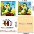 thumbnail image 3 of 12-Pack Wooden Jigsaw Puzzles for Kids Age 3-6 Year Old Animals Preschool Puzzles for Toddler Children Learning Educational Puzzle Toys for Boys and G, 3 of 4