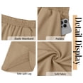 thumbnail image 5 of Fantaslook Capri Pants for Women Wide Leg Sweatpants Harem Palazzo Baggy Pants with Pockets, 5 of 7