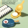 thumbnail image 4 of Dumpling Maker Press, Dumpling Skin Artifact DIY Dumpling Maker, 2023 Upgraded Dumpling Mold Maker Press, Easy-Tool for Making Dumpling, Empanada, Pierogi, Tortillas, Mini Pizza (F), 4 of 5