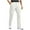 White, variant on Mens Work Dress Pants Slim Fit Stretch Golf Cargo Pants Quick Dry Casual Comfy Trousers with Pockets Fall Winter (XL, Yellow)