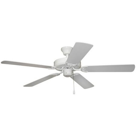 Mainstays 52" Dual Mount Ceiling Fan, White - Walmart.com