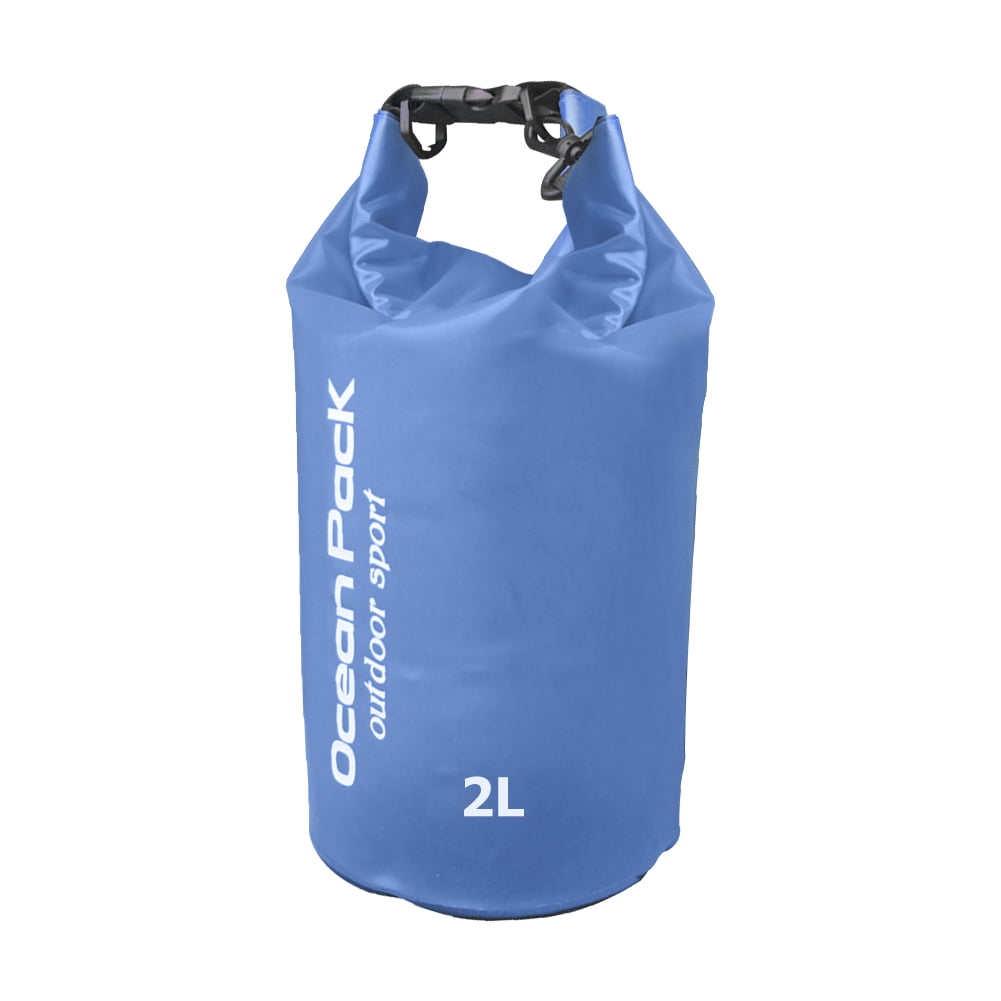 LIGHTWEIGHT Waterproof Dry Bag Storage Pack Outdoor Kayaking Orange Red10L 