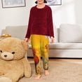 thumbnail image 6 of Xecao The Chicken Family Print Teenagers' Pajama Pants Long Sleep Pants Soft Elastic Waist Pajama Bottoms Elastic waist with 2 Pockets 5-16 Years-XS(5-6), 6 of 6
